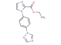ethyl 1-[4-(1H-1,2,4-triazol-1-yl)phenyl]-1H-imidazole-2-carboxylate