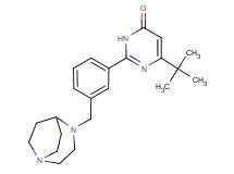 6-tert-butyl-2-[3-(1,4-diazabicyclo[3.2.2]non-4-ylmethyl)phenyl]pyrimidin-4(3H)-one