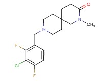 9-(3-chloro-2,4-difluorobenzyl)-2-methyl-2,9-diazaspiro[5.5]undecan-3-one