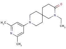 9-(2,6-dimethylpyridin-4-yl)-2-ethyl-2,9-diazaspiro[5.5]undecan-3-one