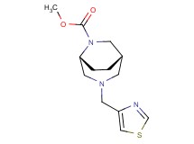 methyl (1S*,5R*)-3-(1,3-thiazol-4-ylmethyl)-3,6-diazabicyclo[3.2.2]nonane-6-carboxylate