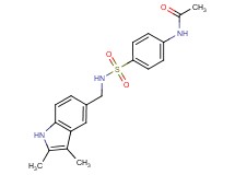 N-[4-({[(2,3-dimethyl-1H-indol-5-yl)methyl]amino}sulfonyl)phenyl]acetamide