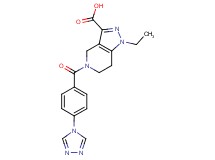 1-ethyl-5-[4-(4H-1,2,4-triazol-4-yl)benzoyl]-4,5,6,7-tetrahydro-1H-pyrazolo[4,3-c]pyridine-3-carboxylic acid