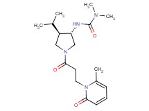 N'-{(3S*,4R*)-4-isopropyl-1-[3-(6-methyl-2-oxo-1(2H)-pyridinyl)propanoyl]-3-pyrrolidinyl}-N,N-dimethylurea