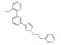 3-methyl-2-(3-{1-[3-(3-pyridinyl)propyl]-1H-pyrazol-3-yl}phenyl)pyridine