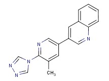 3-[5-methyl-6-(4H-1,2,4-triazol-4-yl)pyridin-3-yl]quinoline