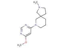 7-(6-methoxypyrimidin-4-yl)-2-methyl-2,7-diazaspiro[4.5]decane