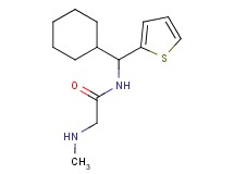 N~1~-[cyclohexyl(2-thienyl)methyl]-N~2~-methylglycinamide