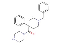 1-[(1-benzyl-4-phenyl-4-piperidinyl)carbonyl]piperazine dihydrochloride