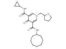 N-cyclooctyl-N'-cyclopropyl-4-oxo-1-(tetrahydro-2-furanylmethyl)-1,4-dihydro-3,5-pyridinedicarboxamide