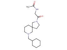 N-{2-[7-(cyclohexylmethyl)-2,7-diazaspiro[4.5]dec-2-yl]-2-oxoethyl}acetamide