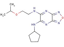 N-cyclopentyl-N'-(2-isopropoxyethyl)[1,2,5]oxadiazolo[3,4-b]pyrazine-5,6-diamine