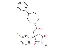 3-(3-fluorophenyl)-1-methyl-3-[2-oxo-2-(4-phenyl-1-azepanyl)ethyl]-2,5-pyrrolidinedione