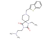 8-(1-benzothien-2-ylmethyl)-3-[2-(dimethylamino)ethyl]-1-ethyl-1,3,8-triazaspiro[4.5]decane-2,4-dione