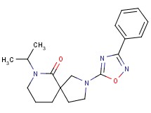 7-isopropyl-2-(3-phenyl-1,2,4-oxadiazol-5-yl)-2,7-diazaspiro[4.5]decan-6-one