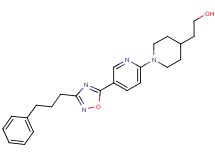 2-(1-{5-[3-(3-phenylpropyl)-1,2,4-oxadiazol-5-yl]pyridin-2-yl}piperidin-4-yl)ethanol
