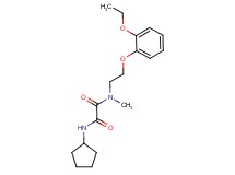N'-cyclopentyl-N-[2-(2-ethoxyphenoxy)ethyl]-N-methylethanediamide