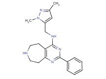 N-[(1,3-dimethyl-1H-pyrazol-5-yl)methyl]-2-phenyl-6,7,8,9-tetrahydro-5H-pyrimido[4,5-d]azepin-4-amine