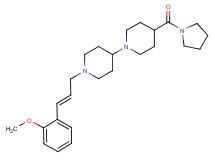 1'-[(2E)-3-(2-methoxyphenyl)-2-propen-1-yl]-4-(1-pyrrolidinylcarbonyl)-1,4'-bipiperidine