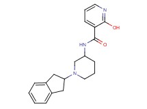 N-[1-(2,3-dihydro-1H-inden-2-yl)-3-piperidinyl]-2-hydroxynicotinamide