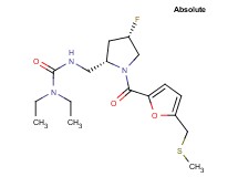 N,N-diethyl-N'-[((2S,4S)-4-fluoro-1-{5-[(methylthio)methyl]-2-furoyl}pyrrolidin-2-yl)methyl]urea