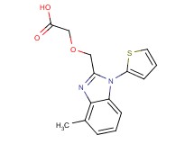 {[4-methyl-1-(2-thienyl)-1H-benzimidazol-2-yl]methoxy}acetic acid