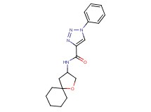 N-1-oxaspiro[4.5]dec-3-yl-1-phenyl-1H-1,2,3-triazole-4-carboxamide