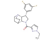 (3R*,3aR*,7aR*)-3-(3,5-difluorophenyl)-1-[(1-ethyl-1H-pyrazol-3-yl)carbonyl]octahydro-4,7-ethanopyrrolo[3,2-b]pyridine