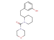3-{2-[1-(4-morpholinylcarbonyl)-2-piperidinyl]ethyl}phenol