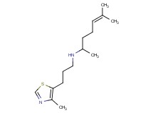 (1,5-dimethyl-4-hexen-1-yl)[3-(4-methyl-1,3-thiazol-5-yl)propyl]amine bis(trifluoroacetate)