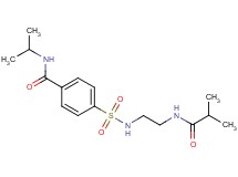 4-({[2-(isobutyrylamino)ethyl]amino}sulfonyl)-N-isopropylbenzamide