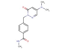 4-{[4-(dimethylamino)-6-oxopyridazin-1(6H)-yl]methyl}-N-methylbenzamide