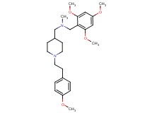 ({1-[2-(4-methoxyphenyl)ethyl]-4-piperidinyl}methyl)methyl(2,4,6-trimethoxybenzyl)amine