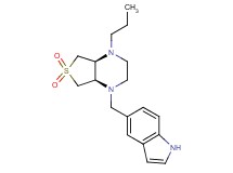 (4aS*,7aR*)-1-(1H-indol-5-ylmethyl)-4-propyloctahydrothieno[3,4-b]pyrazine 6,6-dioxide