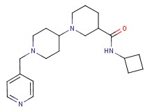 N-cyclobutyl-1'-(4-pyridinylmethyl)-1,4'-bipiperidine-3-carboxamide