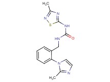 N-[2-(2-methyl-1H-imidazol-1-yl)benzyl]-N'-(3-methyl-1,2,4-thiadiazol-5-yl)urea