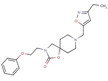8-[(3-ethylisoxazol-5-yl)methyl]-3-(2-phenoxyethyl)-1-oxa-3,8-diazaspiro[4.5]decan-2-one