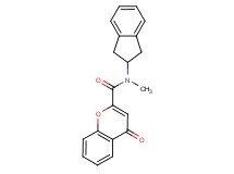 N-(2,3-dihydro-1H-inden-2-yl)-N-methyl-4-oxo-4H-chromene-2-carboxamide