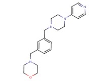 4-{3-[(4-pyridin-4-ylpiperazin-1-yl)methyl]benzyl}morpholine