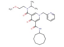 N'-cyclooctyl-N-isopropyl-N-(2-methoxyethyl)-4-oxo-1-(2-pyridinylmethyl)-1,4-dihydro-3,5-pyridinedicarboxamide