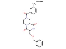 (3S,9aR)-3-[(benzyloxy)methyl]-8-(3-methylbenzoyl)tetrahydro-2H-pyrazino[1,2-a]pyrazine-1,4(3H,6H)-dione
