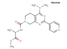 methyl N-{[4-(dimethylamino)-2-pyridin-4-yl-5,8-dihydropyrido[3,4-d]pyrimidin-7(6H)-yl]carbonyl}-L-alaninate