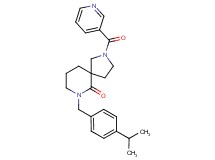 7-(4-isopropylbenzyl)-2-(3-pyridinylcarbonyl)-2,7-diazaspiro[4.5]decan-6-one