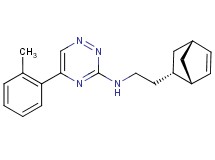 N-{2-[(1S*,2S*,4S*)-bicyclo[2.2.1]hept-5-en-2-yl]ethyl}-5-(2-methylphenyl)-1,2,4-triazin-3-amine