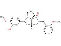 (3aS*,5S*,9aS*)-5-(3-hydroxy-4-methoxyphenyl)-2-(2-methoxybenzyl)hexahydro-7H-pyrrolo[3,4-g]pyrrolizin-1(2H)-one