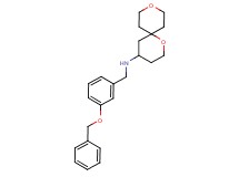 N-[3-(benzyloxy)benzyl]-1,9-dioxaspiro[5.5]undecan-4-amine