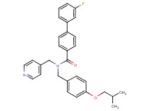 3'-fluoro-N-(4-isobutoxybenzyl)-N-(4-pyridinylmethyl)-4-biphenylcarboxamide