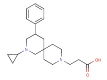 3-(2-cyclopropyl-4-phenyl-2,9-diazaspiro[5.5]undec-9-yl)propanoic acid