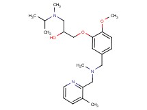 1-[isopropyl(methyl)amino]-3-[2-methoxy-5-({methyl[(3-methyl-2-pyridinyl)methyl]amino}methyl)phenoxy]-2-propanol