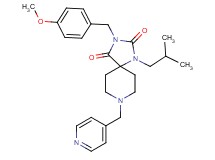 1-isobutyl-3-(4-methoxybenzyl)-8-(4-pyridinylmethyl)-1,3,8-triazaspiro[4.5]decane-2,4-dione